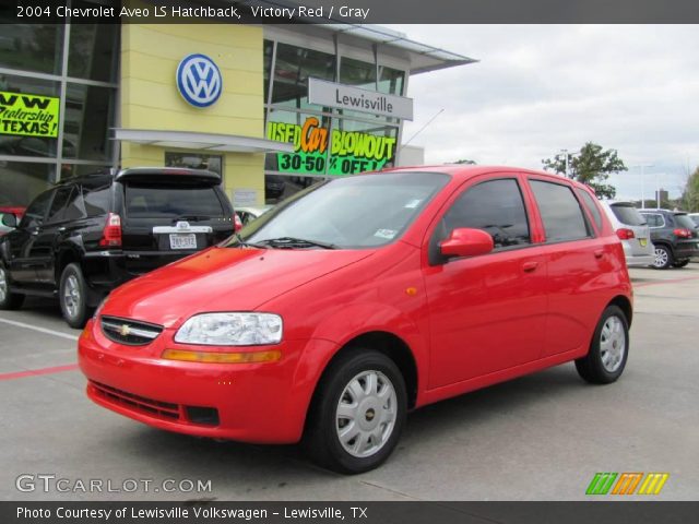 2004 Chevrolet Aveo LS Hatchback in Victory Red