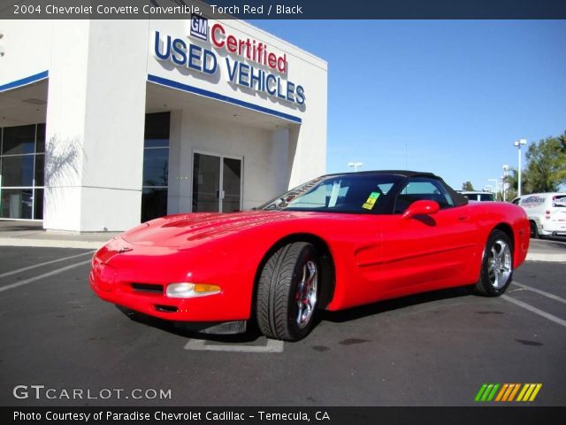 2004 Chevrolet Corvette Convertible in Torch Red
