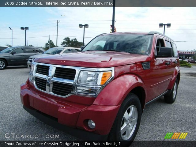 2009 Dodge Nitro SE in Inferno Red Crystal Pearl