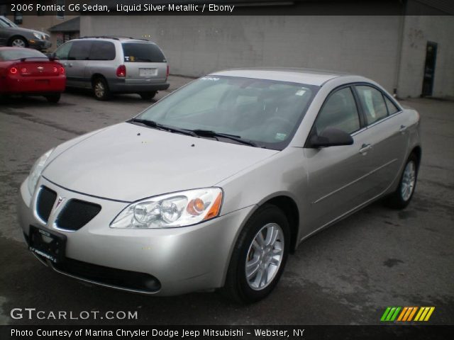 2006 Pontiac G6 Sedan in Liquid Silver Metallic