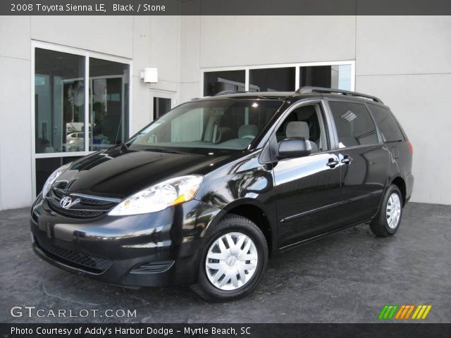 2008 Toyota Sienna LE in Black