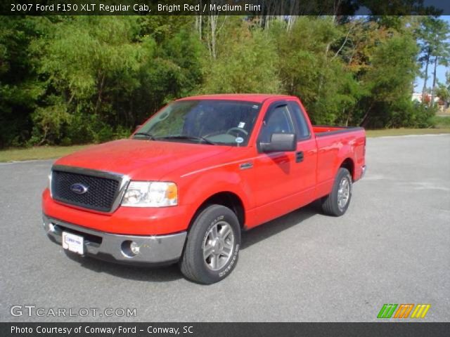 2007 Ford F150 XLT Regular Cab in Bright Red