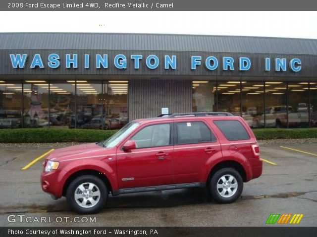 2008 Ford Escape Limited 4WD in Redfire Metallic
