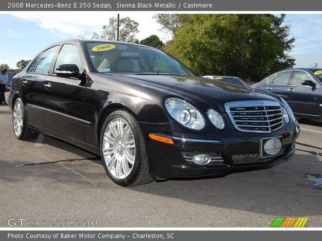 2008 Mercedes-Benz E 350 Sedan in Sienna Black Metallic