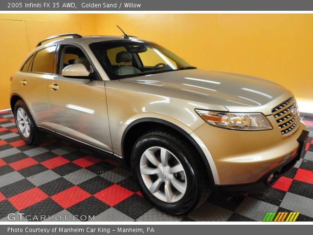 2005 Infiniti FX 35 AWD in Golden Sand