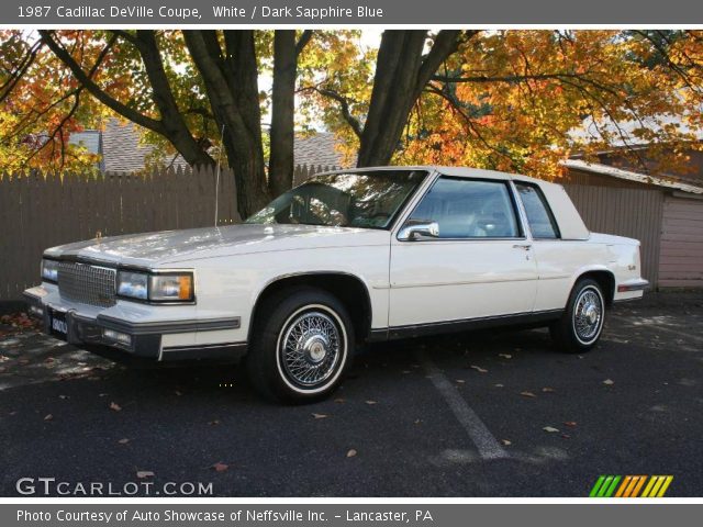 1987 Cadillac DeVille Coupe in White