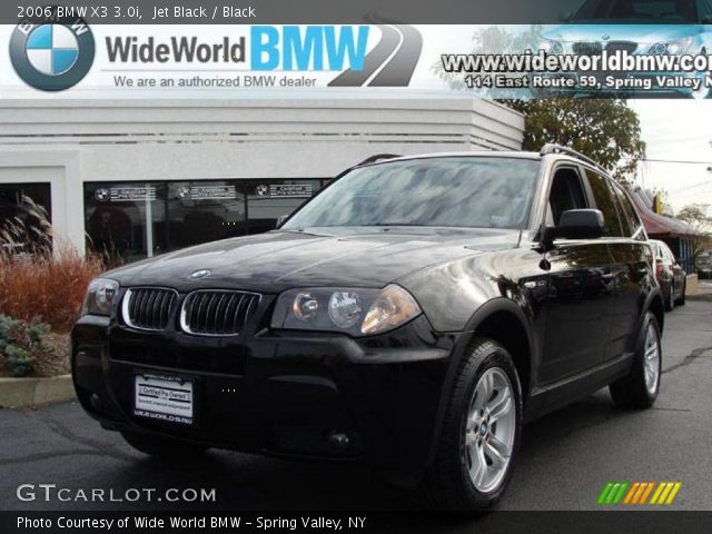 2006 BMW X3 3.0i in Jet Black