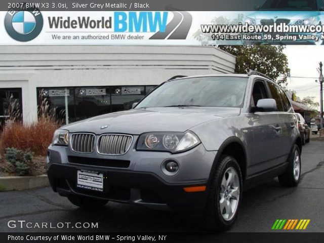 2007 BMW X3 3.0si in Silver Grey Metallic