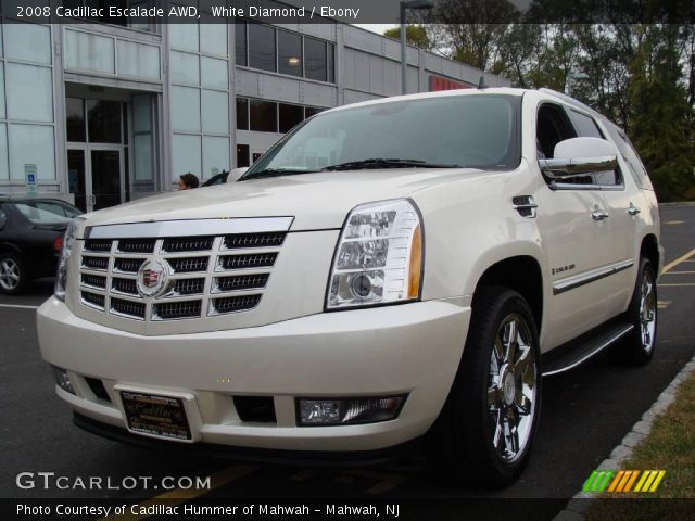 2008 Cadillac Escalade AWD in White Diamond