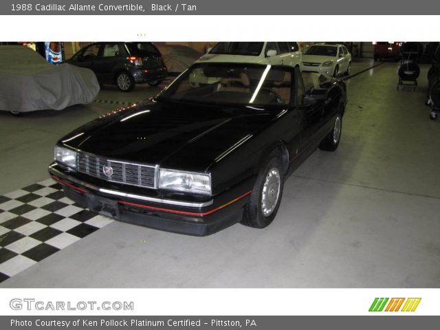 1988 Cadillac Allante Convertible in Black