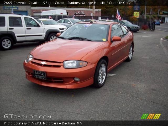 2005 Chevrolet Cavalier LS Sport Coupe in Sunburst Orange Metallic