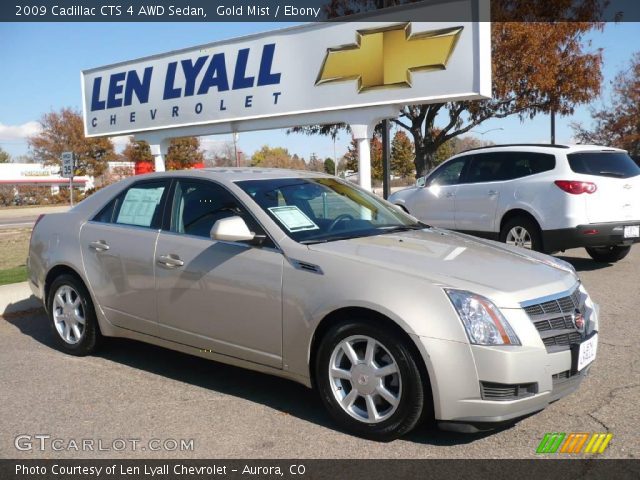 2009 Cadillac CTS 4 AWD Sedan in Gold Mist