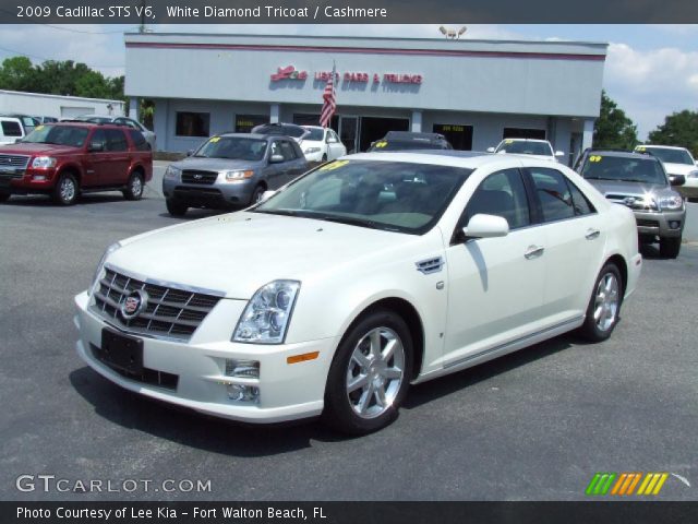 2009 Cadillac STS V6 in White Diamond Tricoat