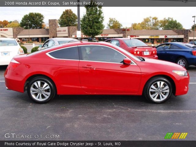 ... Honda Accord EX Coupe in San Marino Red. Click to see large photo