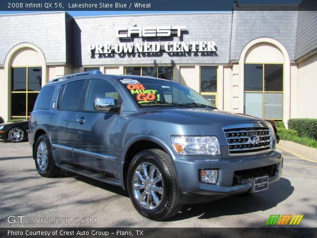 2008 Infiniti QX 56 in Lakeshore Slate Blue