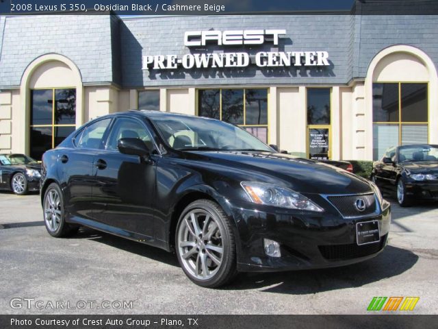 2008 Lexus IS 350 in Obsidian Black