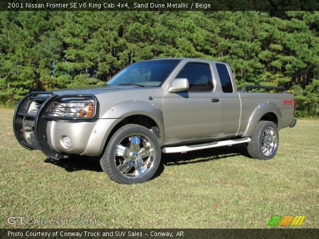 2001 Nissan Frontier SE V6 King Cab 4x4 in Sand Dune Metallic