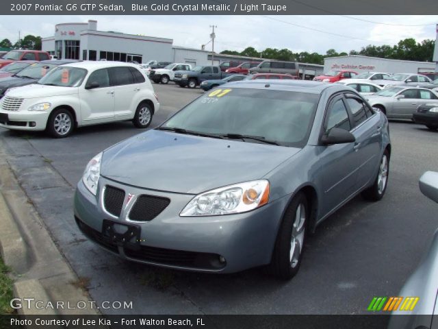 2007 Pontiac G6 GTP Sedan in Blue Gold Crystal Metallic