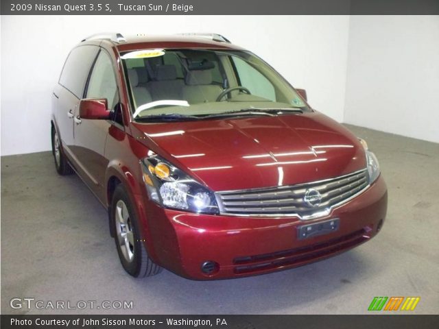 2009 Nissan Quest 3.5 S in Tuscan Sun
