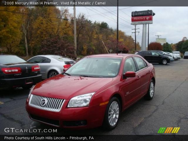 2008 Mercury Milan I4 Premier in Vivid Red Metallic