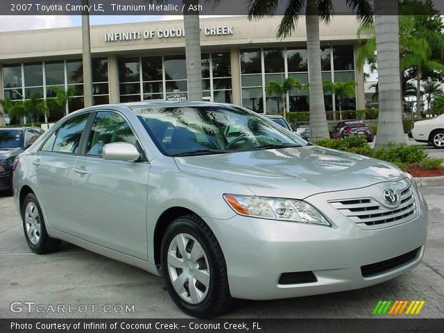2007 Toyota Camry LE in Titanium Metallic