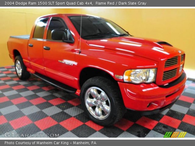 2004 Dodge Ram 1500 SLT Sport Quad Cab 4x4 in Flame Red