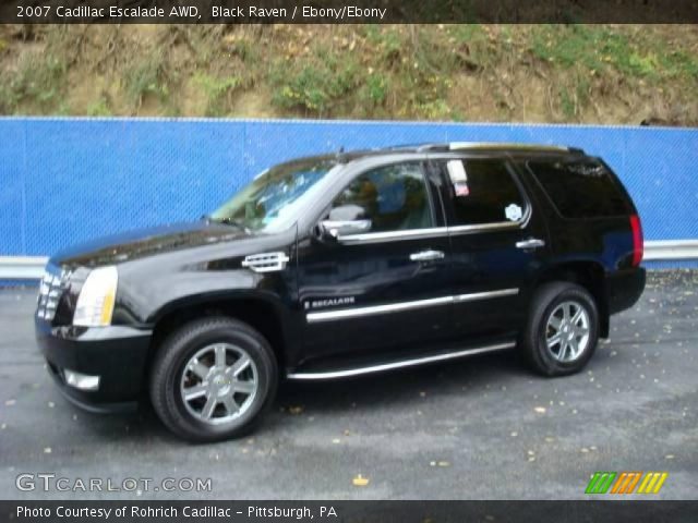 2007 Cadillac Escalade AWD in Black Raven