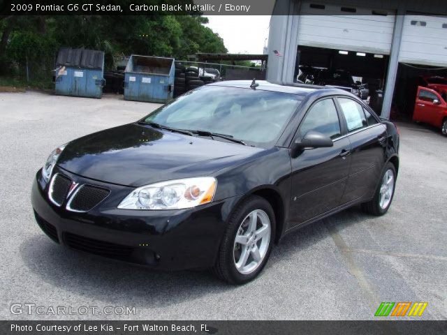 2009 Pontiac G6 GT Sedan in Carbon Black Metallic