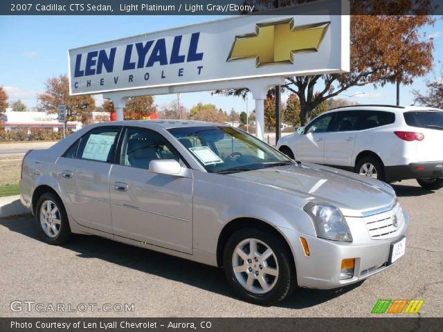 2007 Cadillac CTS Sedan in Light Platinum