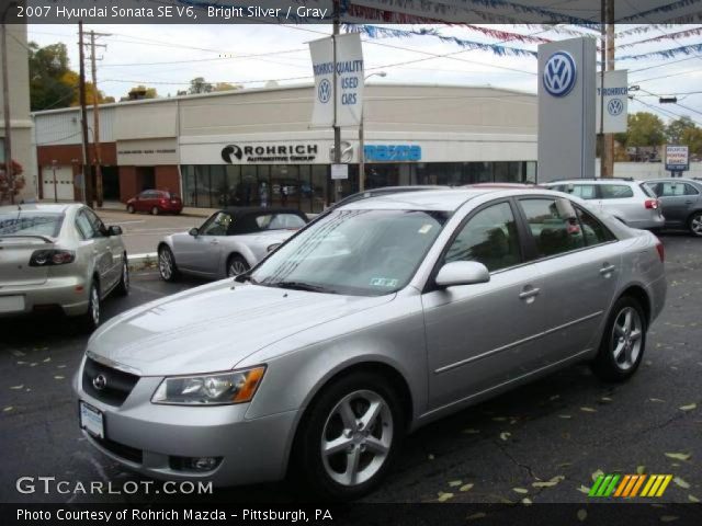 2007 Hyundai Sonata SE V6 in Bright Silver