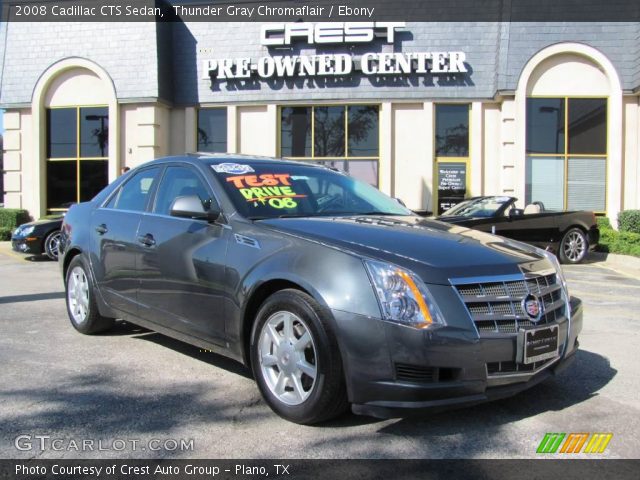 2008 Cadillac CTS Sedan in Thunder Gray Chromaflair