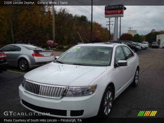 2006 Lincoln Zephyr  in Oxford White