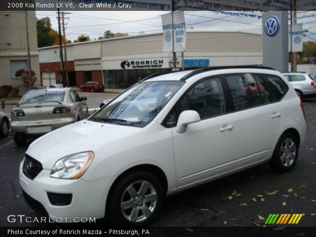2008 Kia Rondo LX V6 in Clear White