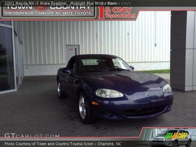 2001 Mazda MX-5 Miata Roadster in Midnight Blue Mica