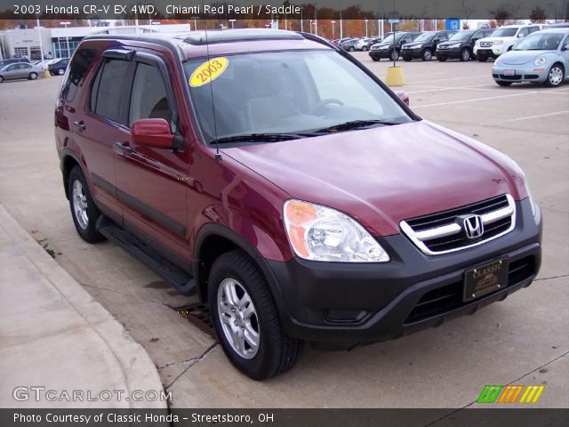 2003 Honda CR-V EX 4WD in Chianti Red Pearl