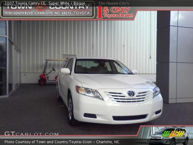 2007 Toyota Camry CE in Super White