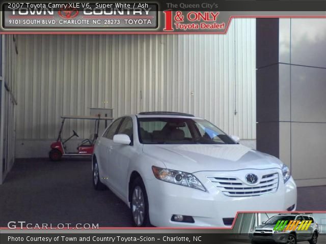 2007 Toyota Camry XLE V6 in Super White