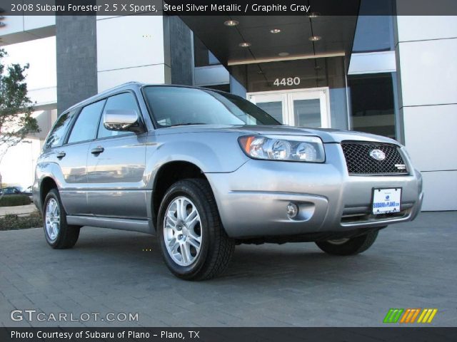 2008 Subaru Forester 2.5 X Sports in Steel Silver Metallic