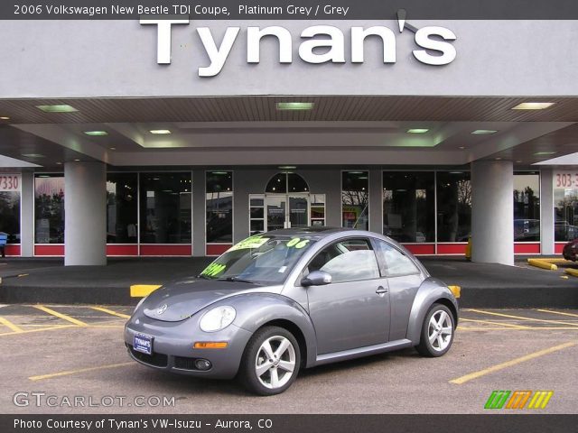 2006 Volkswagen New Beetle TDI Coupe in Platinum Grey