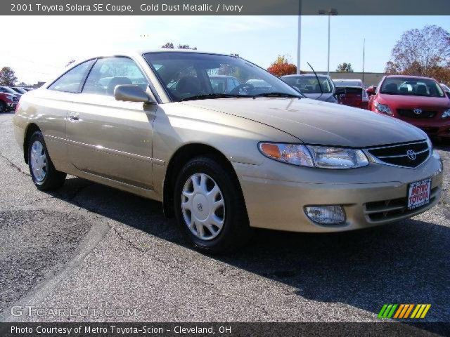 2001 Toyota Solara SE Coupe in Gold Dust Metallic