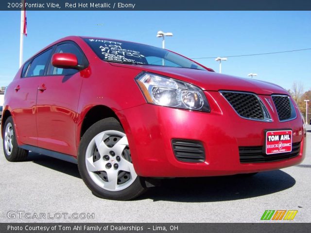 2009 Pontiac Vibe  in Red Hot Metallic