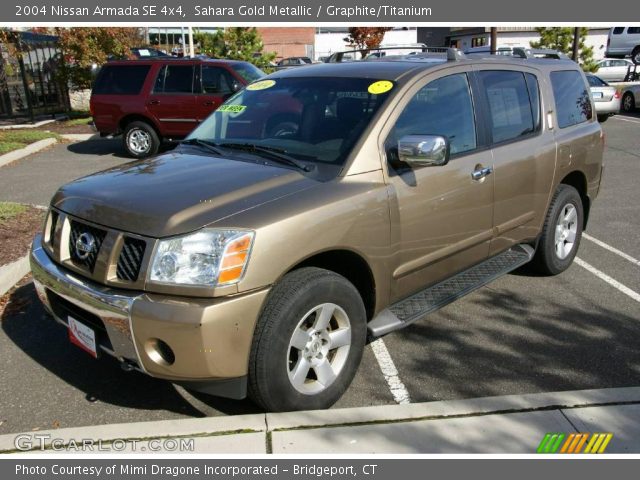 2004 Nissan Armada SE 4x4 in Sahara Gold Metallic