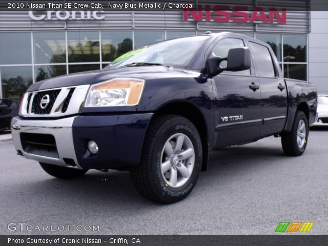 2010 Nissan Titan SE Crew Cab in Navy Blue Metallic