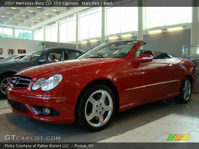 2007 Mercedes-Benz CLK 550 Cabriolet in Mars Red