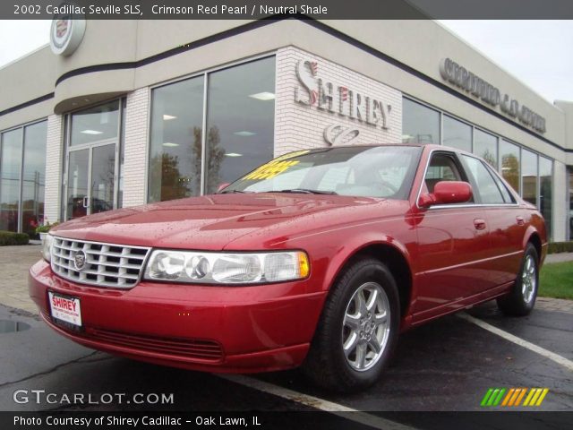 2002 Cadillac Seville SLS in Crimson Red Pearl