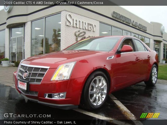 2009 Cadillac CTS 4 AWD Sedan in Crystal Red