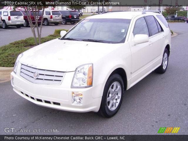 2009 Cadillac SRX V6 in White Diamond Tri-Coat