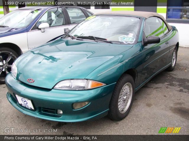 1999 Chevrolet Cavalier Z24 Convertible in Medium Green Metallic
