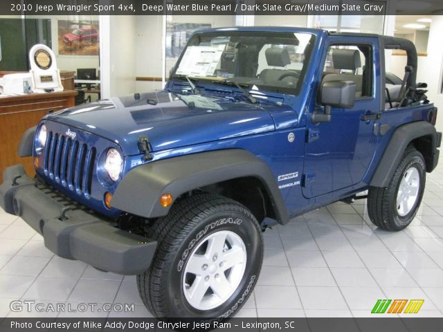 Deep water blue jeep wrangler for sale #4