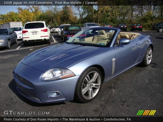 2008 Jaguar XK XKR Convertible in Frost Blue Metallic